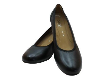 Černé lodičky Gabor