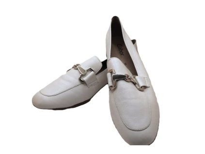 Bílé mokasíny Gabor