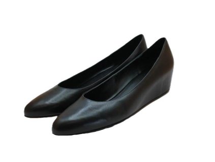 Černé lodičky na klínu Högl