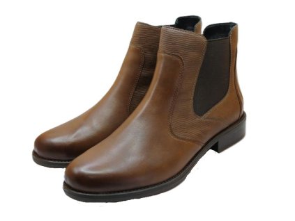 Hnědé kotníkové boty Remonte