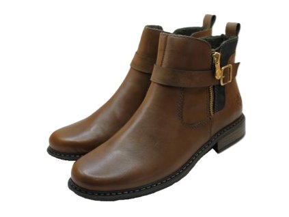 Hnědá kotníková obuv Rieker