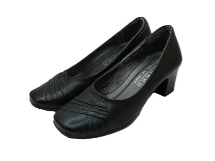 Černé lodičky De-Plus Kuda