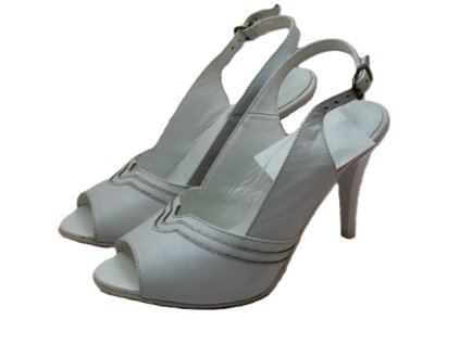 Bílé lodičky De-Plus Kuda