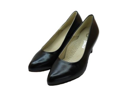 Černé lodičky De-Plus Kuda