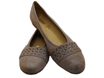 Béžové baleríny Gabor