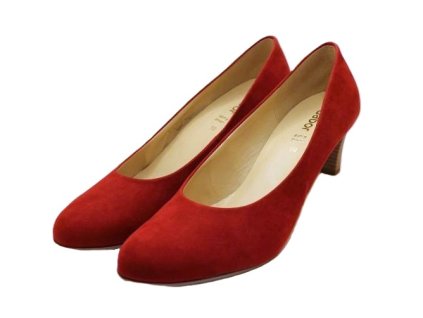 Červené lodičky Gabor