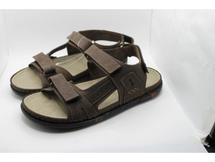 Sandály tmavě hnědé