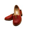 Červené kožené mokasíny Urban