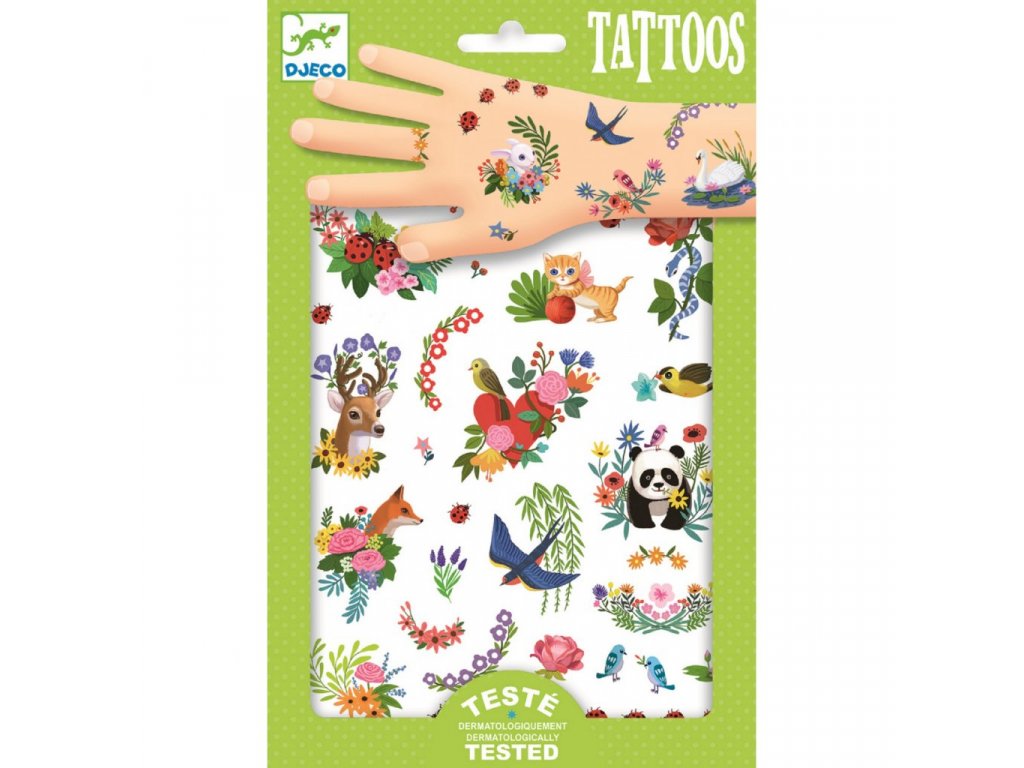 Tetovačky Šťastné jaro zvířata