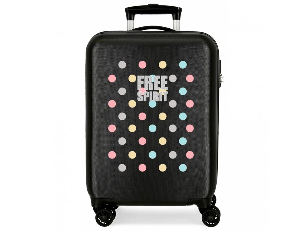 Cestovní kufr ABS Movom Free Dots 55 cm kabinnovy