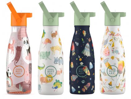 Dětská nerezová termolahev COOL BOTTLES Kids třívrstvá 260ml 3D