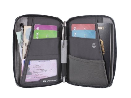 Lifeventure cestovní peněženka RFiD Mini Travel Wallet Recycled navy 4