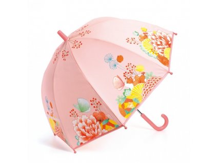 Dětský deštník Květinová zahrada holky růžový
