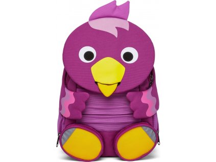 Dětský batoh do školky Affenzahn Large Friend Bird purple 01