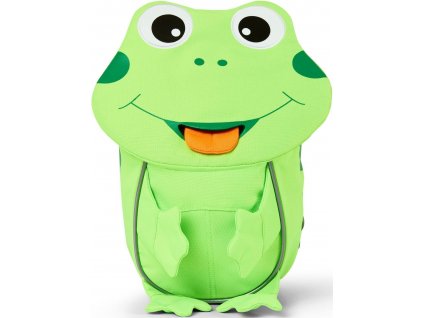 Batůžek pro nejmenší Affenzahn Small Friend Frog neon green 01