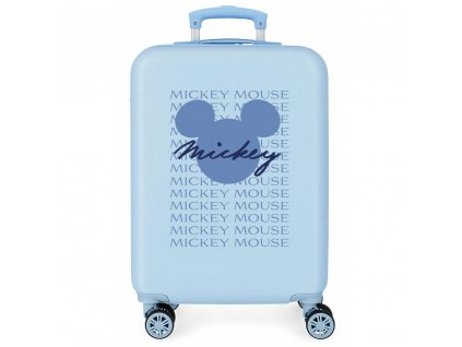 TROLLEY ABS 55CM.4R. HAVE A GOOD TIME MICKEY SIGNATURE AZUL 01