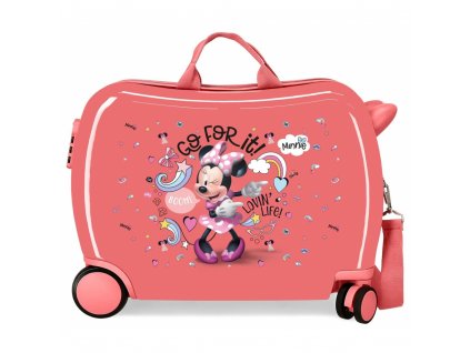 Minnie Loving Life children´s suitcase with multidirectional wheels 01