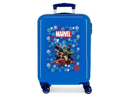 Cestovní kufr ABS Avengers Team 55 cm modrá