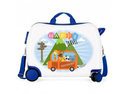 Dětský kufr na kolečkách - odrážedlo, Joummabags Happy travel