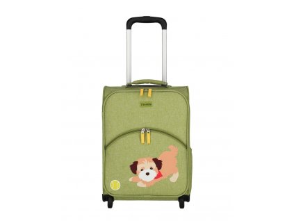 Dětský kufr Travelite 2W Pejsek zelený
