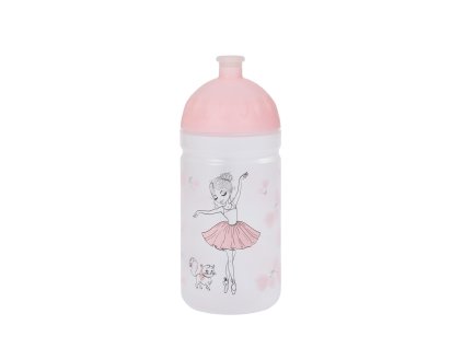 zdrava lahev balerina 500 ml, pro holky, růžová tanečnice