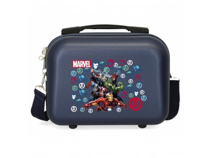 Cestovní ABS kosmetický kufřík Avengers Team Navy