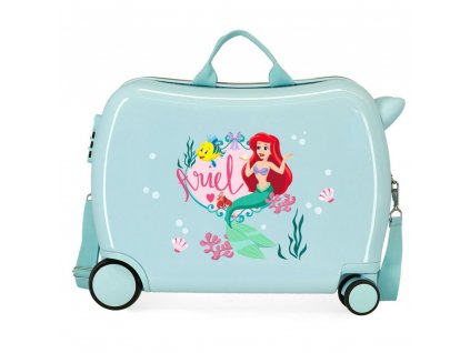 Dětský kufr na kolečkách - odrážedlo Joummabags Malá mořská víla Ariel