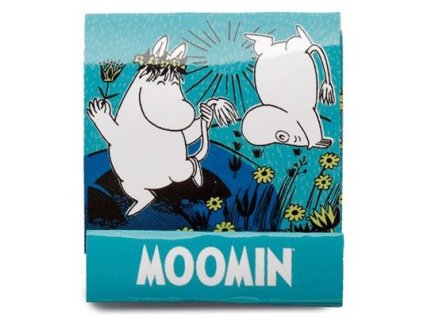 Pilníky na nehty krabička od zápalek Mumínek modrá