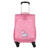 Travelite Mini Mover S Unicorn dětský růžový textilní kufr s jednorožcem 01
