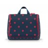 REISENTHEL TOILETBAG XL MIXED DOTS RED 04