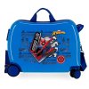 Spiderman Great Power Rolling Suitcase 2 multi direction spinner wheels Blue 01