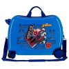 Spiderman Great Power Rolling Suitcase 2 multi direction spinner wheels Blue 02