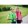 Dětská Reflexní vesta zelená na zip
