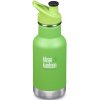 Dětská termolahev Klean Kanteen zelená - lizard tails matte 355 ml