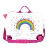 Dětský kufr na kolečkách - odrážedlo Joummabags s duhou Everything is OK