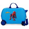 Dětský kufr na kolečkách - odrážedlo Joummabags Spiderman, modrá