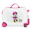 Dětský kufr na kolečkách Joummabags Minnie Mouse bílá