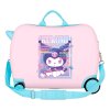 Dětský kufr na kolečkách - odrážedlo Joummabags Kuromi, růžový