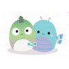 SQUISHMALLOWS 2v1 chameleon Denton a vážka Heather 01