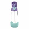 b.box Lahev na pití s brčkem 600 ml lilac pop 5