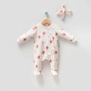 wholesale baby girls headband jumpsuit 0 6m bubbles 2040 1012 baby overalls 80080 45 O