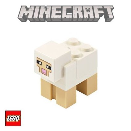 LEGO Figurka Ovce / Sheep 21159  Minecraft