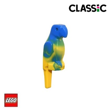 LEGO PAPOUŠEK / žluto-modrý
