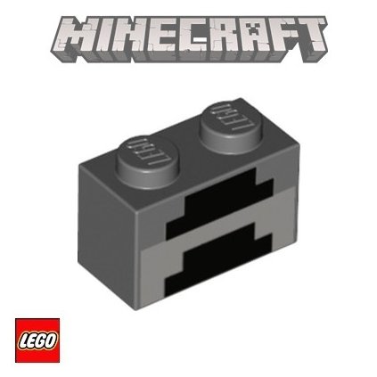 LEGO dílek potištěný PEC / Minecraft