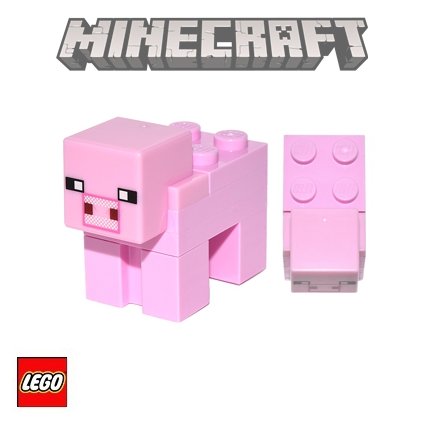 LEGO Figurka Prase/ Pig 21161  Minecraft