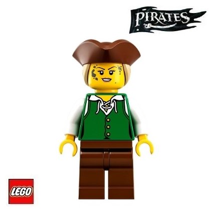 LEGO FIGURKA PIRÁT Robin Loot 21322  PIRATES