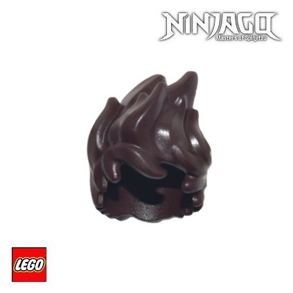 LEGO Kai Vlasy Tmavě hnědé / 25411  NINJAGO Kai