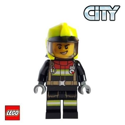 LEGO FIGURKA Hasič 60320  CITY - Fire - Hasiči