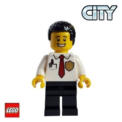 LEGO FIGURKA Hasič Finn  CITY - Fire - Hasiči