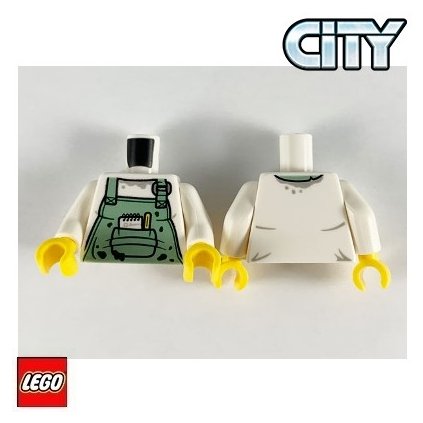 LEGO Tělo potištěné / bílé / Torso